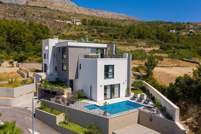 Exterior of the Villa