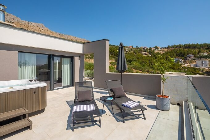 Spacious terrace