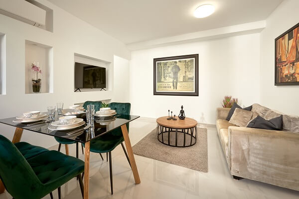 Living area of Viginti apartment 15